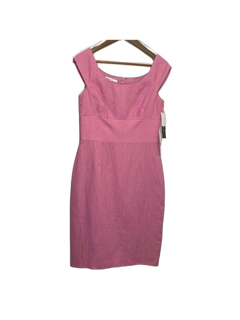 SUITE 7 Pink Linen Dress Sz 6